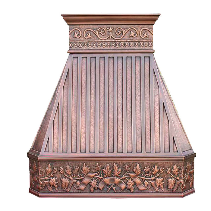 Akicon Custom Handmade Copper Range Hood for Island and Wall Mount Kitchens — AKH731CT-C