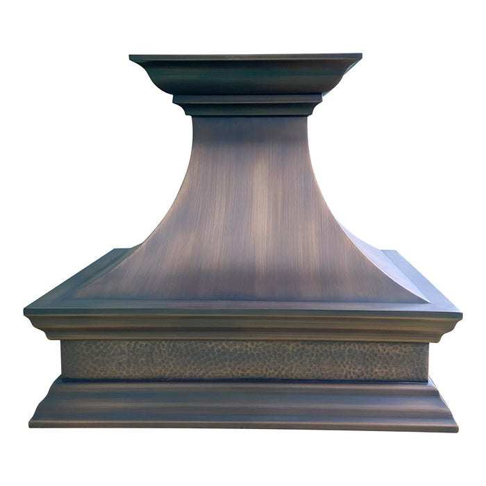 Akicon Custom Handmade Copper Range Hood Custom Kitchen Vent Hood — AKH741S-C