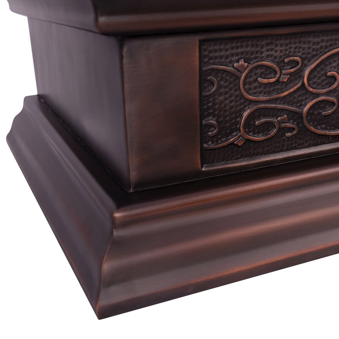 Akicon Custom Handmade Copper Range Hood Custom Kitchen Vent Hood — AKH741S-C