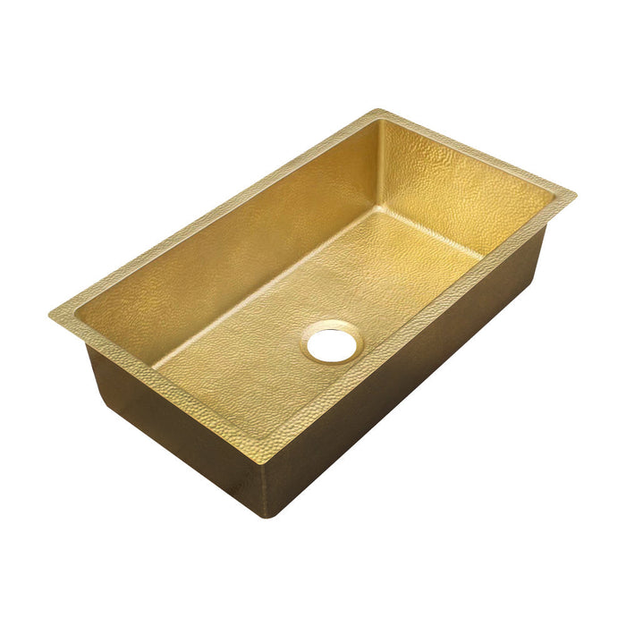 Akicon Custom Handmade Solid Copper Undermount Kitchen Sink — AKS503-C