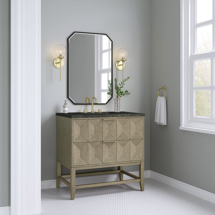 James Martin Emmeline 36" Single Bathroom Vanity, Pebble Oak