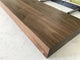 Heavy Duty Custom Kitchen Floating Shelves, Solid Walnut Wood