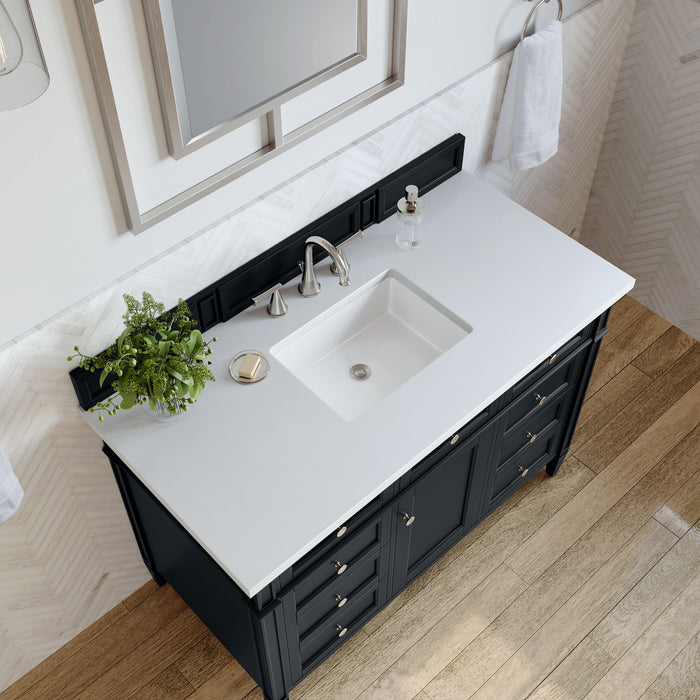 James Martin Brittany 48" Single Bathroom Vanity, Black Onyx