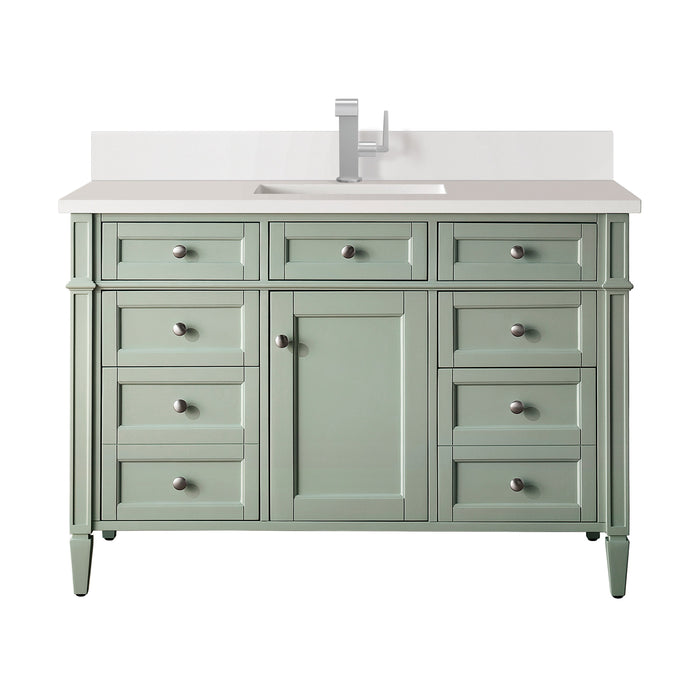 James Martin Brittany 48" Single Bathroom Vanity, Sage Green