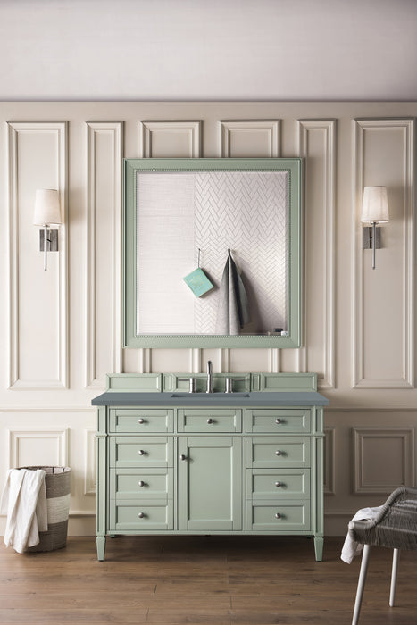 James Martin Brittany 48" Single Bathroom Vanity, Sage Green