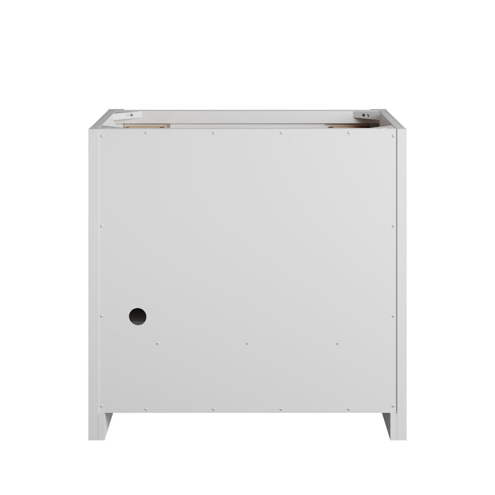James Martin Bellshire 36" Single Bathroom Vanity, Bright White