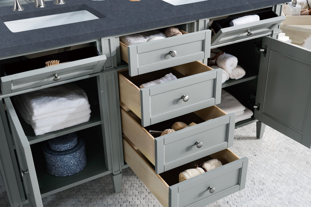 James Martin Brittany 60" Double Bathroom Vanity, Urban Gray