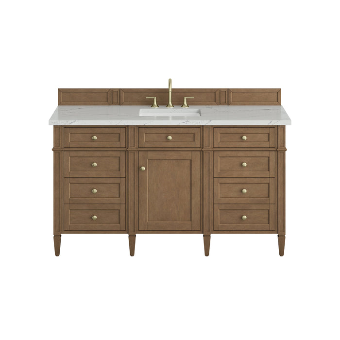 James Martin Brittany 60" Single Bathroom Vanity, Pecan
