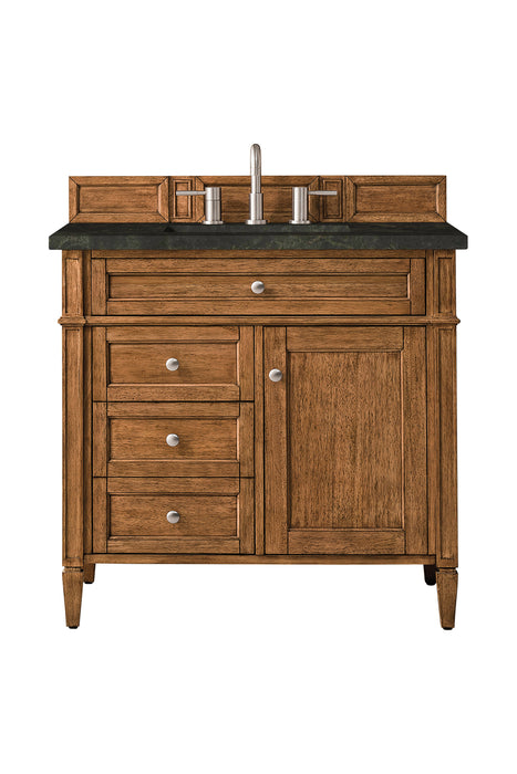 James Martin Brittany 36" Single Bathroom Vanity, Saddle Brown