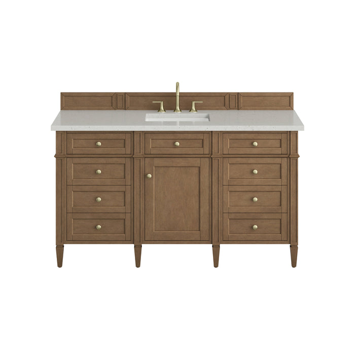 James Martin Brittany 60" Single Bathroom Vanity, Pecan