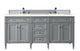 James Martin Brittany 72" Double Bathroom Vanity, Urban Gray