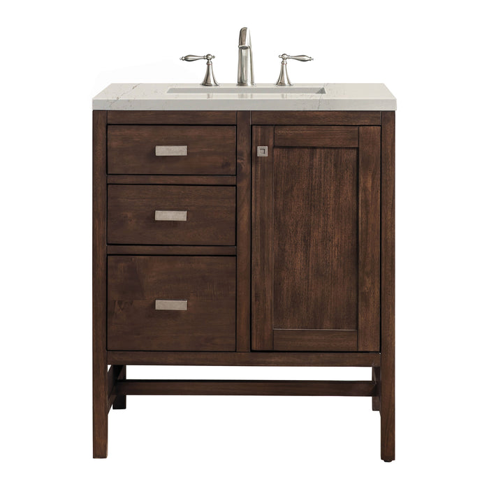 James Martin Addison 30" Single Bathroom Vanity, Mid-Century Acacia