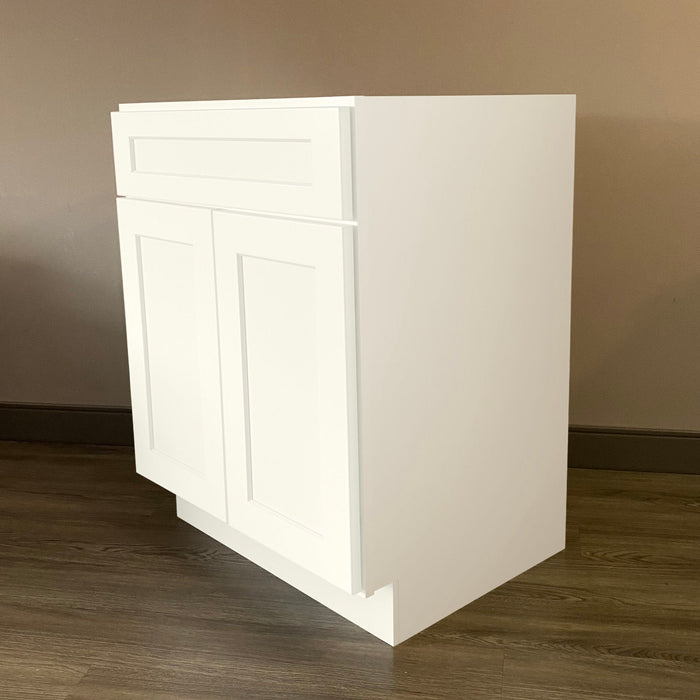 Antique White Shaker 27" Single Sink Bathroom Vanity