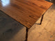 Chestnut Table, Farm Table, Wormy Chestnut, Wood Dining Table, Reclaimed Table, Turned Leg Table, Antique Dining Table, Mid Century Table