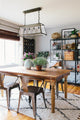 Thin Spindle Farmhouse Dining Table