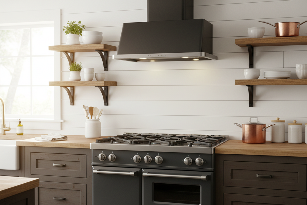 ILVE Majestic 36", Wall Mount Convertible Range Hood UAM90 — UAM90AW
