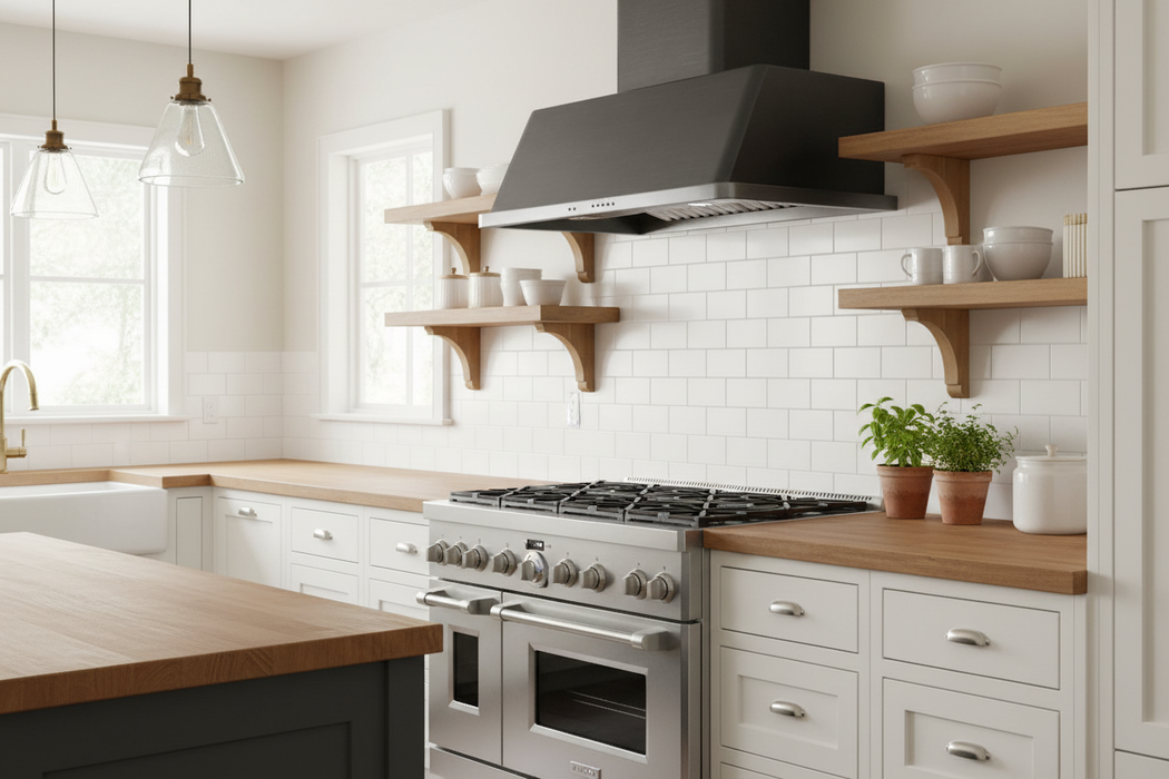 ILVE Majestic 40" Matte Graphite, Wall Mount Convertible Range Hood UAM100MG