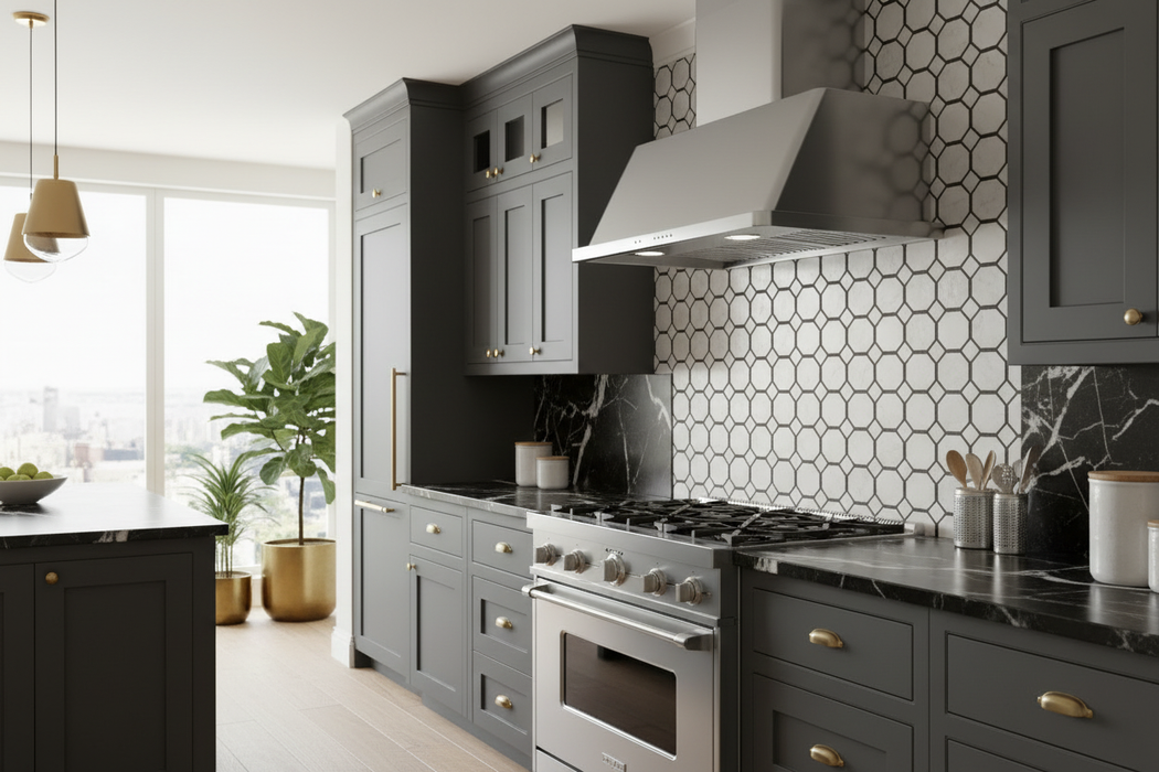 ILVE Majestic 40"Stainless Steel Wall Mount Convertible Range Hood UAM100SS