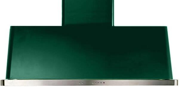 ILVE Majestic 48" Emerald Green, Wall Mount Convertible Range Hood UAM120EG - Farmhouse Kitchen and Bath