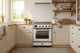 ILVE Majestic II 30"Electric Range White w/Bronze Trim UMI30NE3WHB