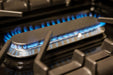 ILVE Nostalgie 40" Dual Fuel Natural Gas Freestanding Range, Blue Grey, Chrome Trim UPDN100FDMPGU - Farmhouse Kitchen and Bath