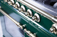 ILVE Nostalgie 40" Dual Fuel Natural Gas Freestanding Range, Emerald Green, Brass Trim UPDN100FDMPVS - Farmhouse Kitchen and Bath