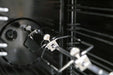 ILVE Nostalgie 48" Dual Fuel Natural Gas Freestanding Range, White, Brass Trim ‎UPN120FDMPB - Farmhouse Kitchen and Bath