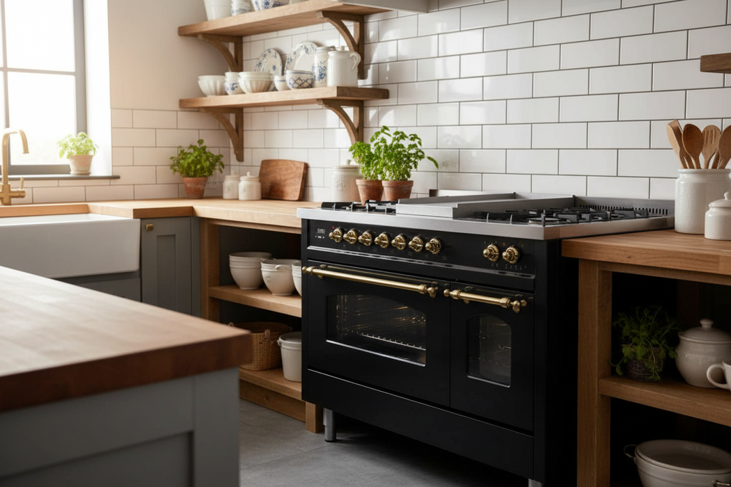 ILVE Nostalgie II 48" Dual Fuel Range UP48FSNMP