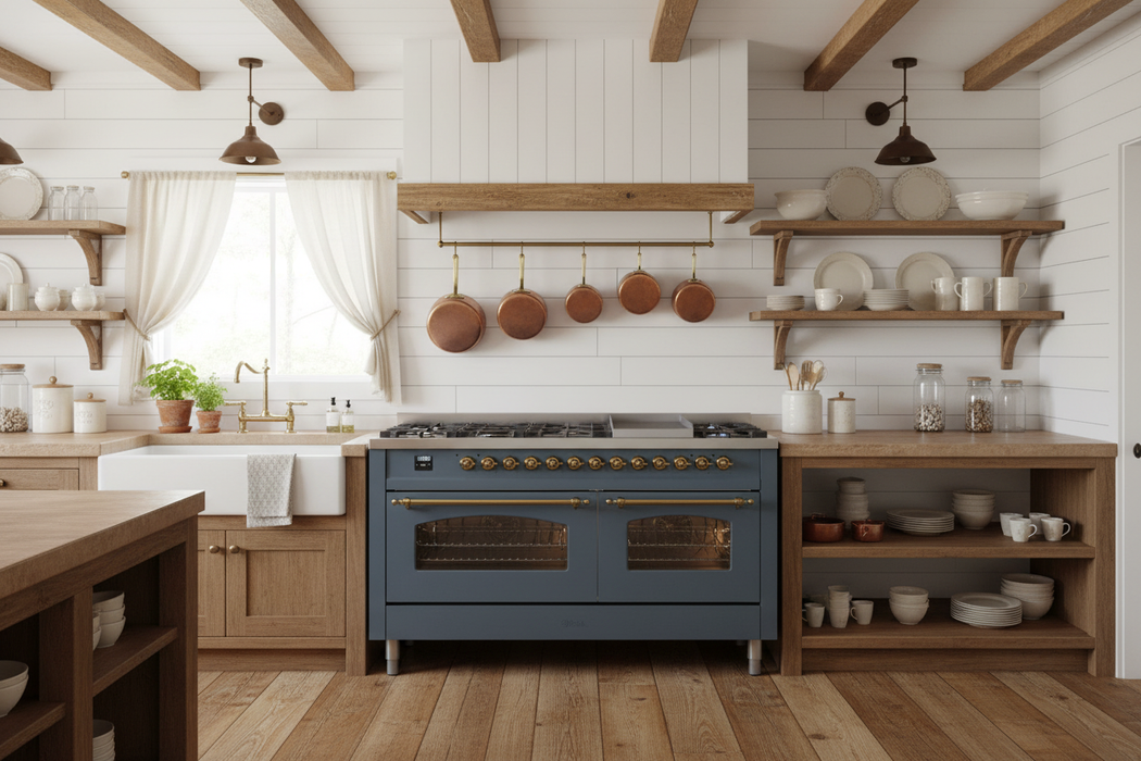 ILVE Nostalgie II 60" Dual Fuel Range UP60FNMP