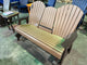 5 Foot Glider Fanback - Outdoor Seating