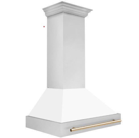 ZLINE 36" Autograph Stainless Wall Range Hood, 8654STZ-WM36-G