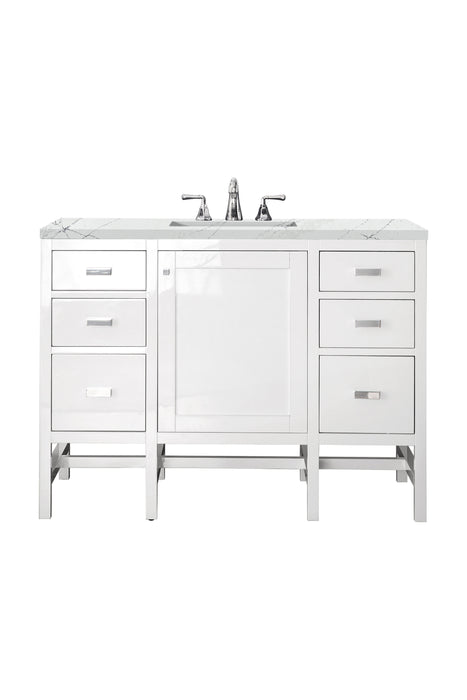 James Martin Addison 48" Single Bathroom Vanity, Glossy White