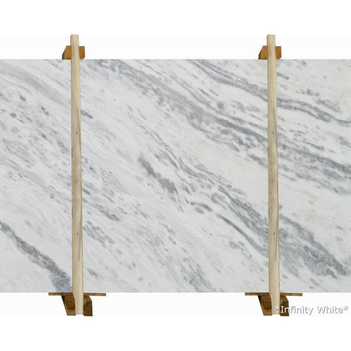 Infinity White Marble Slabs Polished - Livfloors Collection