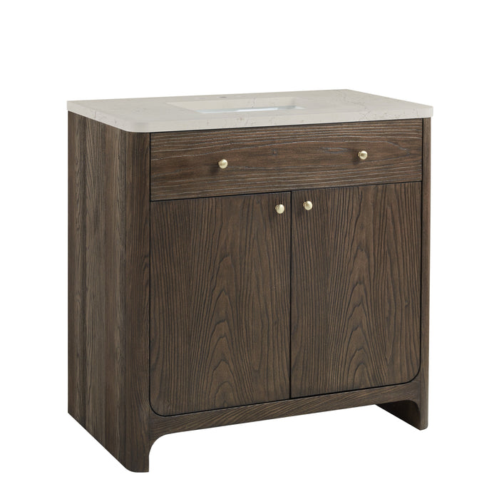 James Martin Gracyn 36" Single Bathroom Vanity, Sable