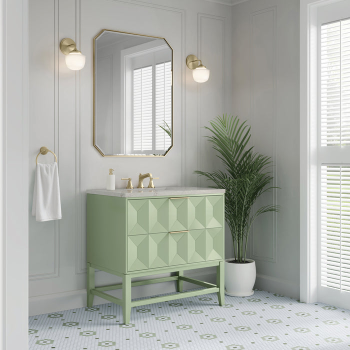 James Martin Emmeline 36" Single Bathroom Vanity, Pistachio