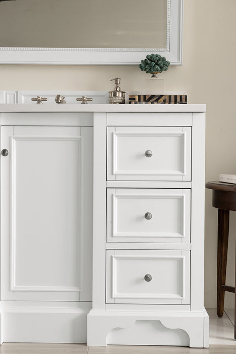 James Martin De Soto 48" Single Bathroom Vanity, Bright White