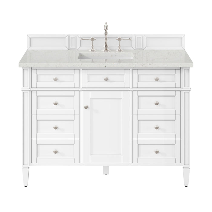 James Martin Brittany 48" Single Bathroom Vanity, Bright White