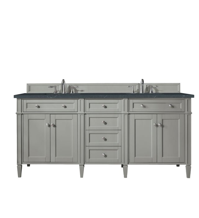 James Martin Brittany 72" Double Bathroom Vanity, Urban Gray