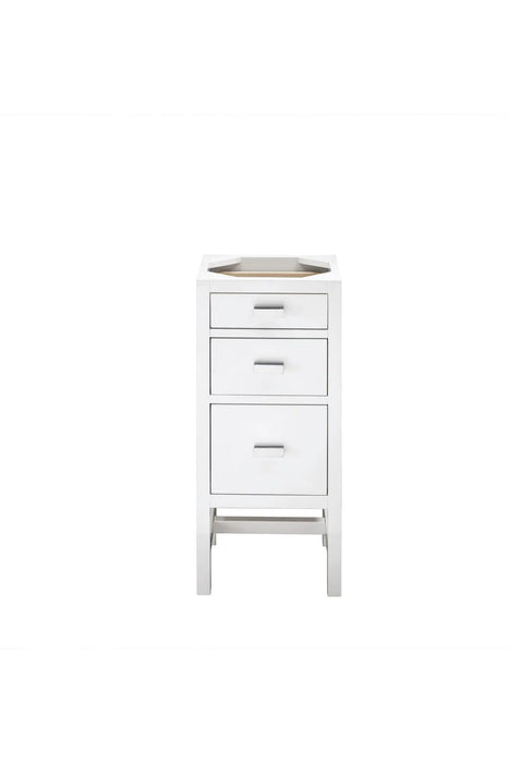 James Martin Addison 15" Base Cabinet, Glossy White