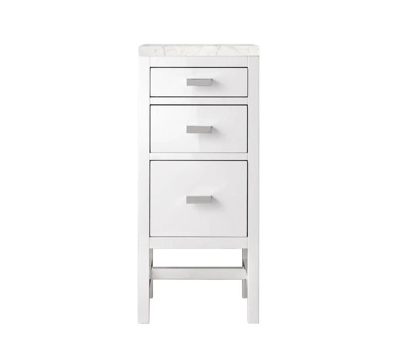 James Martin Addison 15" Base Cabinet, Glossy White