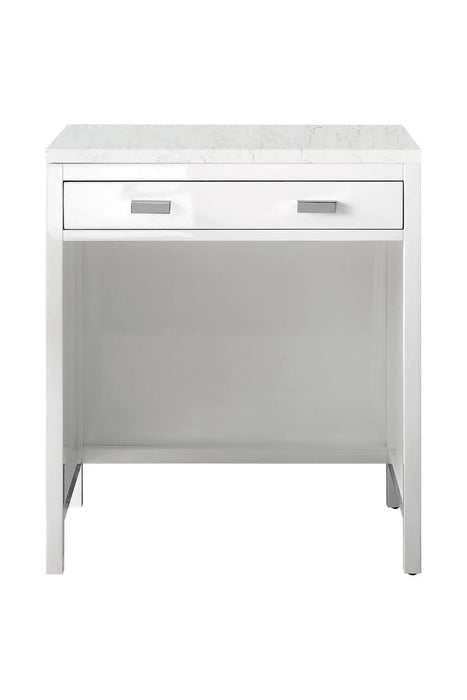 James Martin Addison 30" Countertop Unit, Glossy White