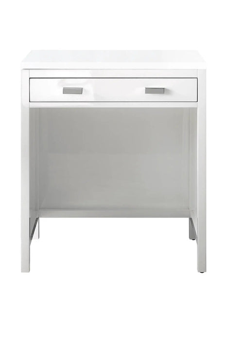 James Martin Addison 30" Countertop Unit, Glossy White