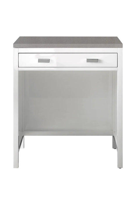James Martin Addison 30" Countertop Unit, Glossy White