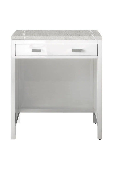 James Martin Addison 30" Countertop Unit, Glossy White