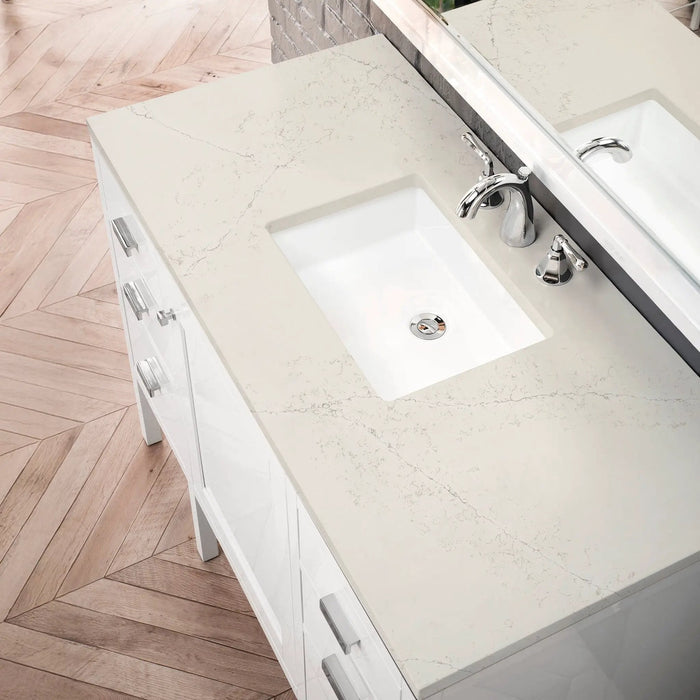 James Martin Addison 48" Single Bathroom Vanity, Glossy White