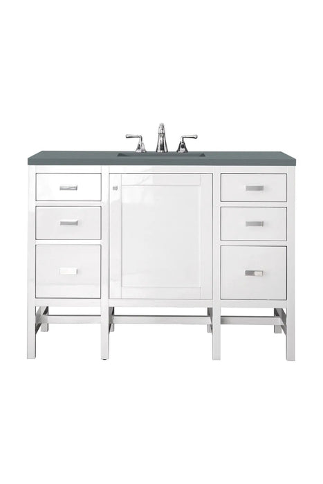 James Martin Addison 48" Single Bathroom Vanity, Glossy White