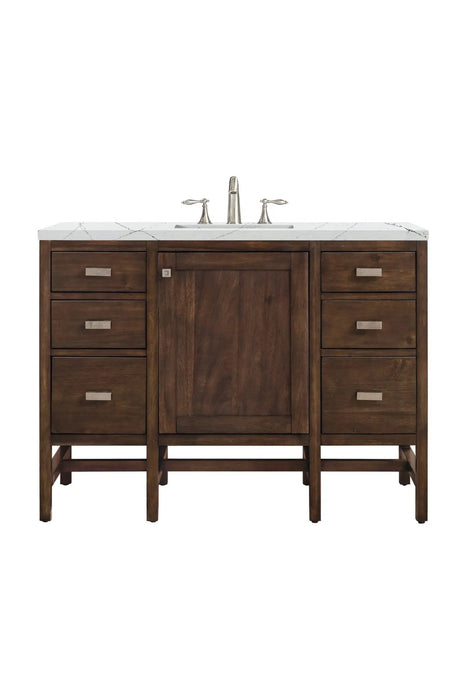 James Martin Addison 48" Single Bathroom Vanity, Mid-Century Acacia