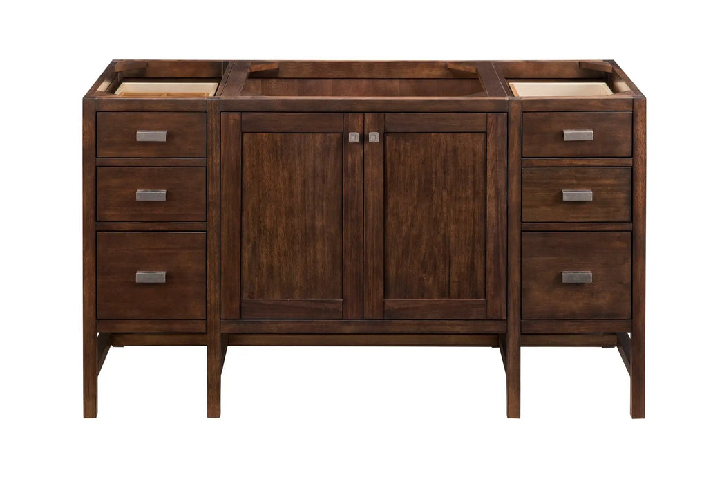 James Martin Addison 60" Single Bathroom Vanity, Mid-Century Acacia