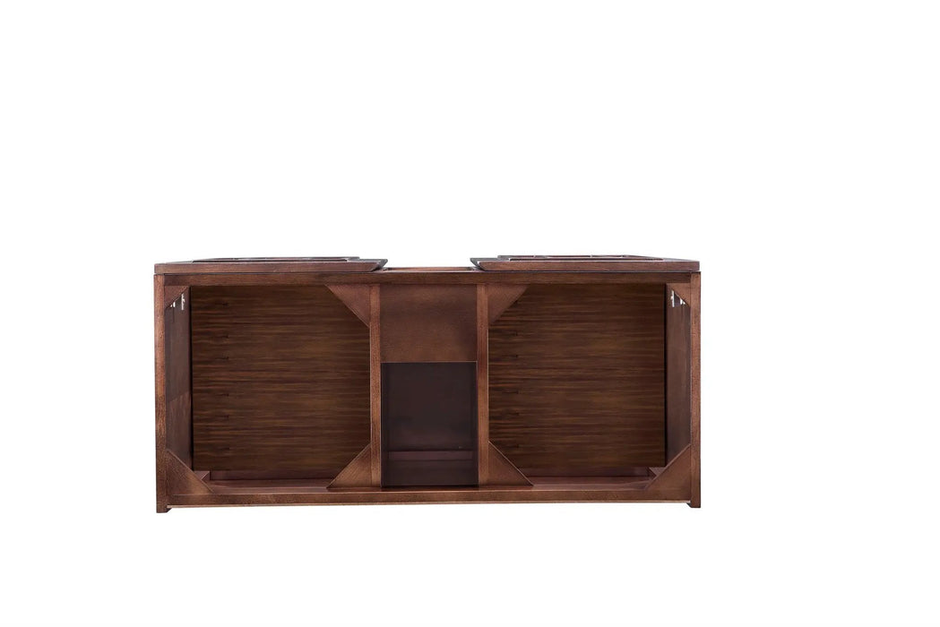 James Martin Alicante' 39.5" Floating Single Vanity Cabinet, Mid-Century Acacia