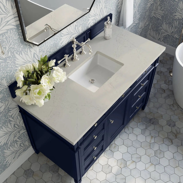 James Martin Brittany 48" Single Bathroom Vanity, Victory Blue